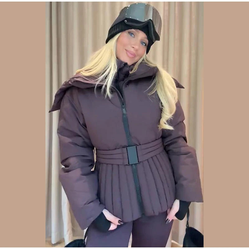 Tuta invernale donna con zip o giacca, diverse versioni