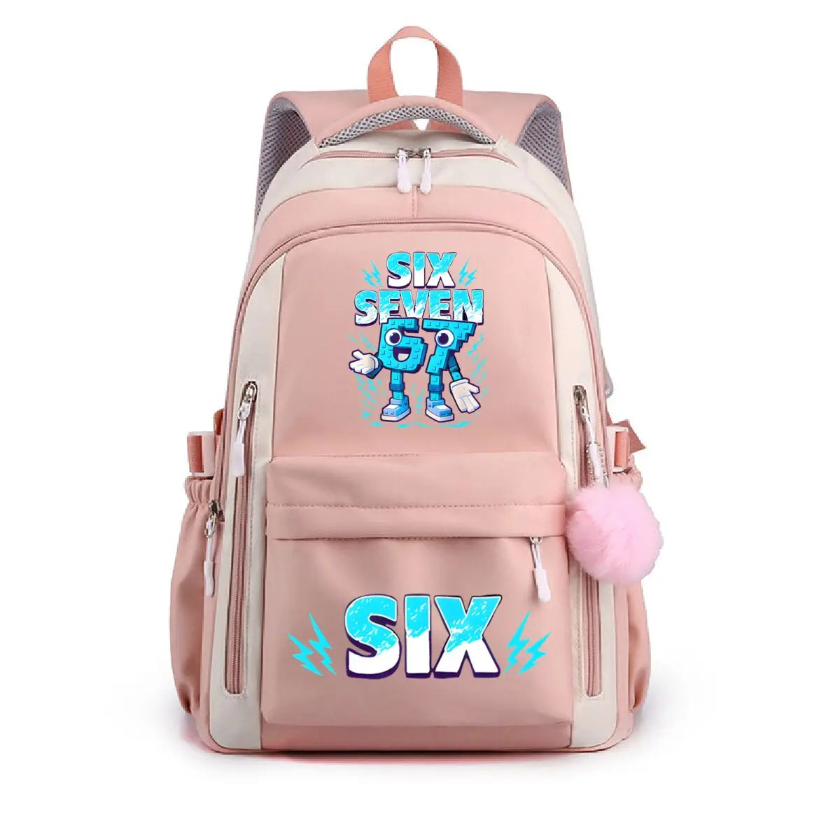 Fashion Middle High Student Backpack Six Seven Italian Brainrot Meme Pattern Mochilas Boys Girls Cartoon 67 Trennd Bagpack Gifts