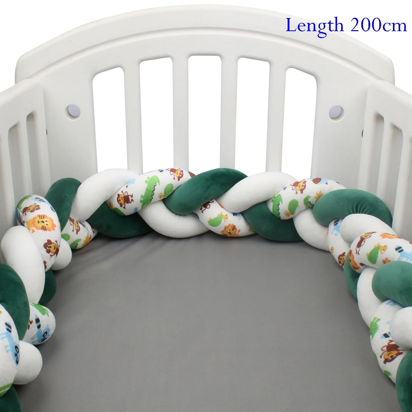 Protezione Culla Neonati Treccia / Nodo – Paracolpi Bumper marshmallow per Lettino 1-4M