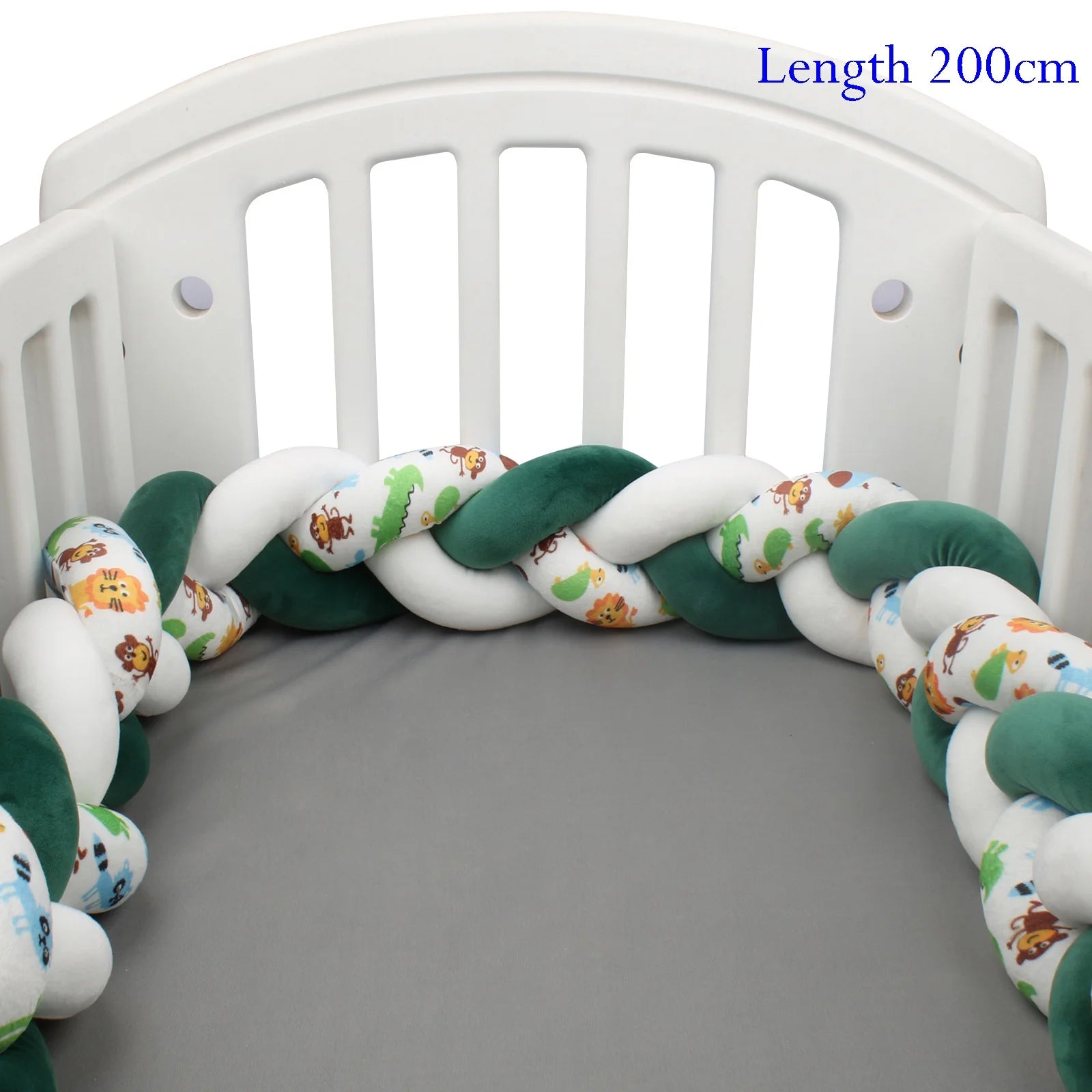 Protezione Culla Neonati Treccia / Nodo – Paracolpi Bumper marshmallow per Lettino 1-4M