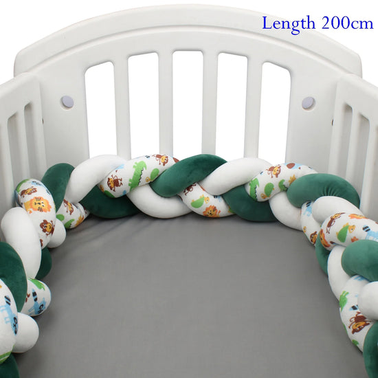 Protezione Culla Neonati Treccia / Nodo – Paracolpi Bumper marshmallow per Lettino 1-4M