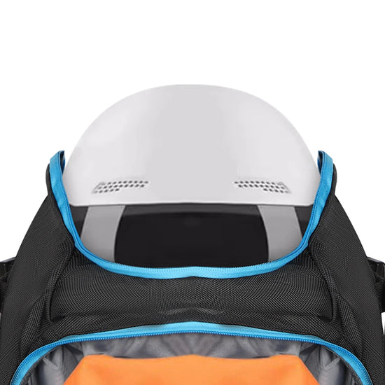 Zaino da viaggio sci/snowboard 50 L impermeabile – borsa scarponi & casco, scomparto wet/dry, trasporto attrezzatura neve