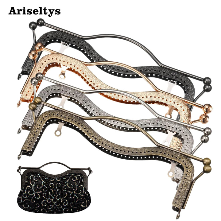 Chiusura Borsa Metallo 8,1″ con Chiusura Kiss‑Lock – Frame per Portamonete / Pochette Fai-da-Te