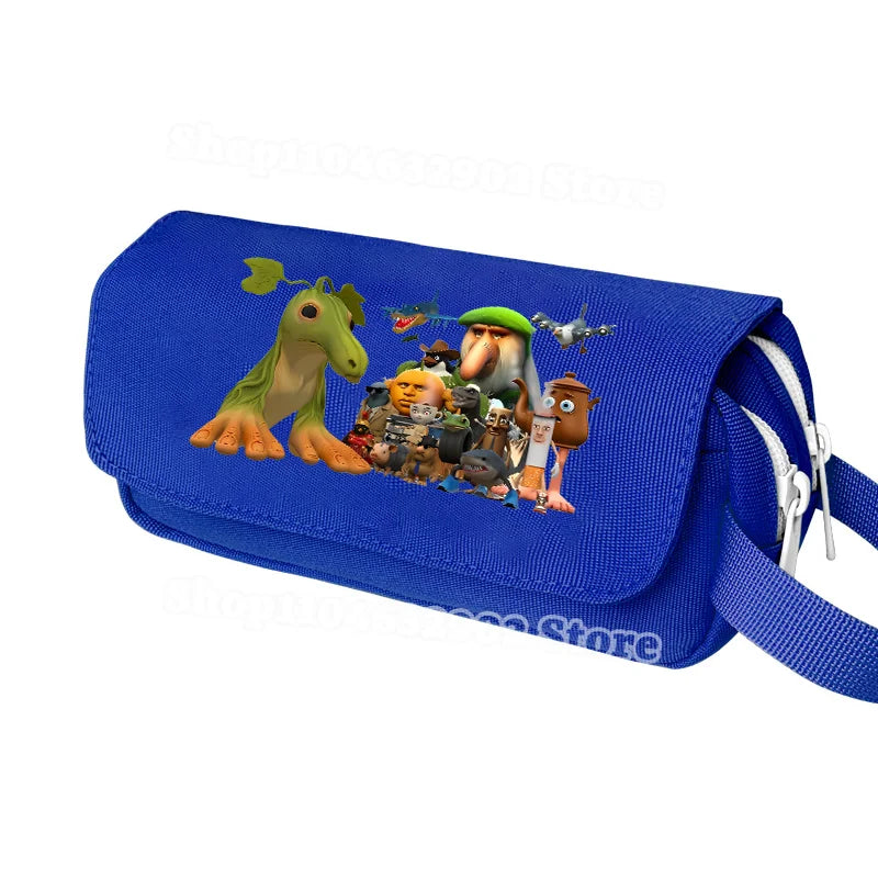 Astuccio Italian Brainrot Astuccio scuola| Idee regalo divertenti per studenti e ufficio