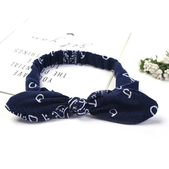 Fascia Capelli Boho Donna – Turbante Elastico con Nodo