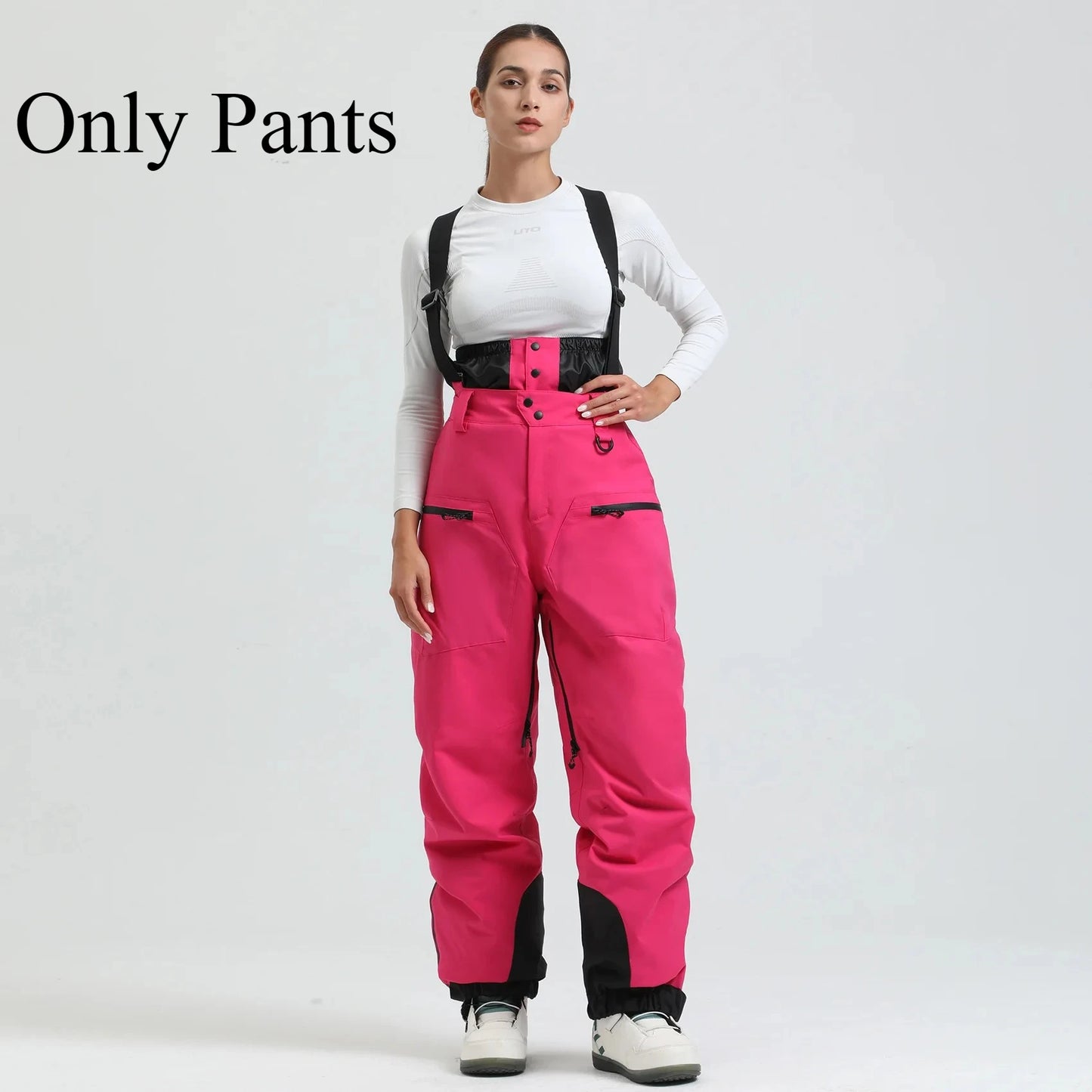 Pantaloni da neve donna 2025 impermeabili e antivento – snow pants termici tecnici per sci, snowboard e attività all’aperto