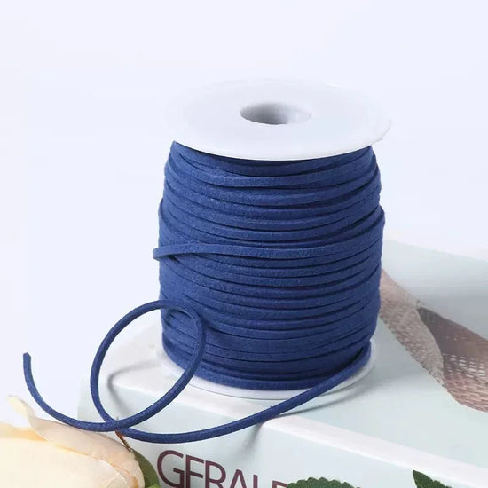 Cordoncino intrecciato in velluto coreano 45 m – Cordone in finta pelle decorazioni fai-da-te,