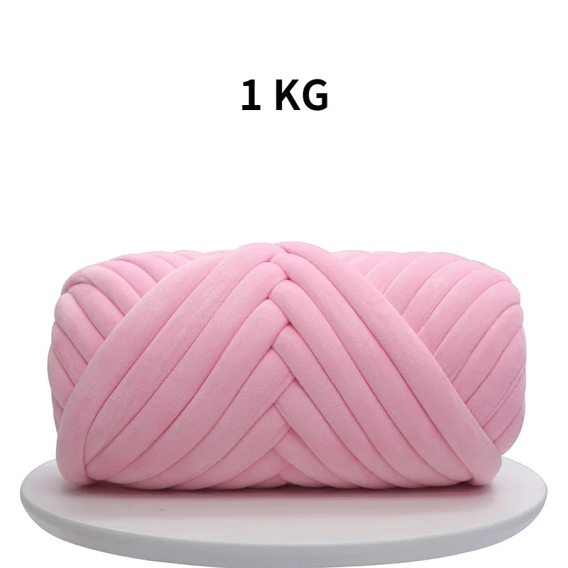 Filato marshmallow super chunky velluto 1 kg – “super velvet” grosso per coperte gigantissime, progetti fai-da-te morbidi