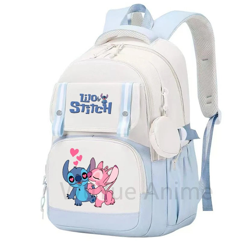 Zaino grande capacità Lilo & Stitch – impermeabile, per laptop, multiuso bambino/adulto 2025