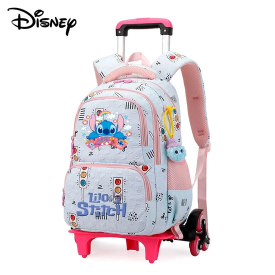 Zaino trolley Stitch 2-in-1 Disney 2025 – grande capacità, torretta, impermeabile e per laptop
