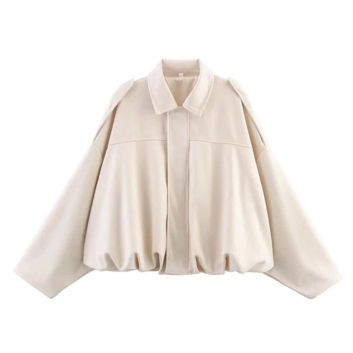 Giacca Bomber Oversize  Donna Stile Vintage – Giubbotto Elegante e Morbido per Occasioni Speciali