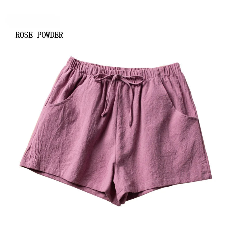 Shorts Donna Vita Elastica con Fiocco – Pantaloncini Casual Sportivi