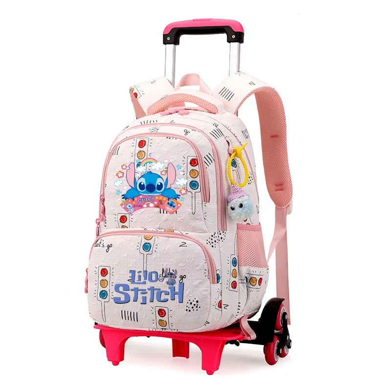 Zaino trolley Stitch 2-in-1 Disney 2025 – grande capacità, torretta, impermeabile e per laptop