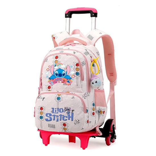 Zaino trolley Stitch 2-in-1 Disney 2025 – grande capacità, torretta, impermeabile e per laptop