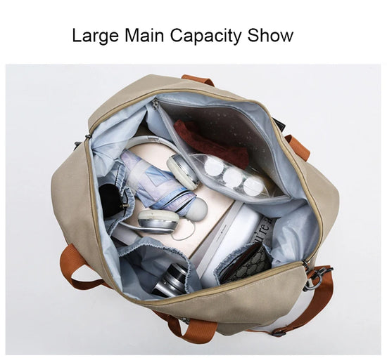 Borsa weekender / palestra donna 2025 – duffle impermeabile, compatta e versatile con tracolla e formato carry-on