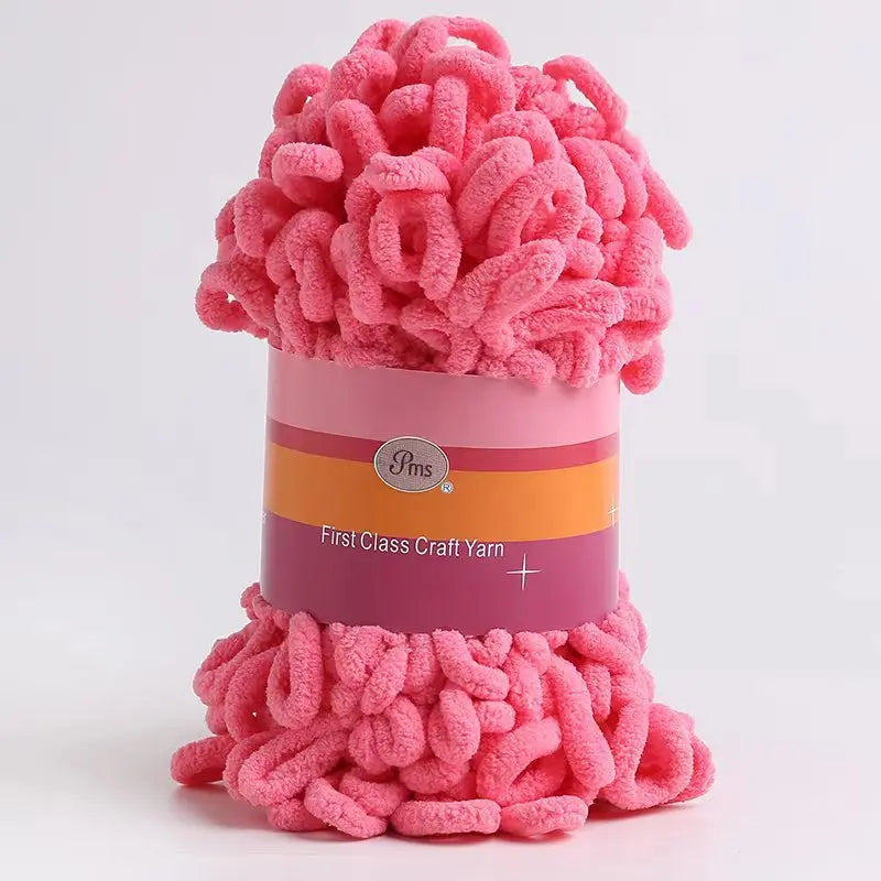 Filato ciniglia “donut braided ear” 100 g – Yarn in velluto intrecciato per maglieria, coperte, accessori fai-da-te