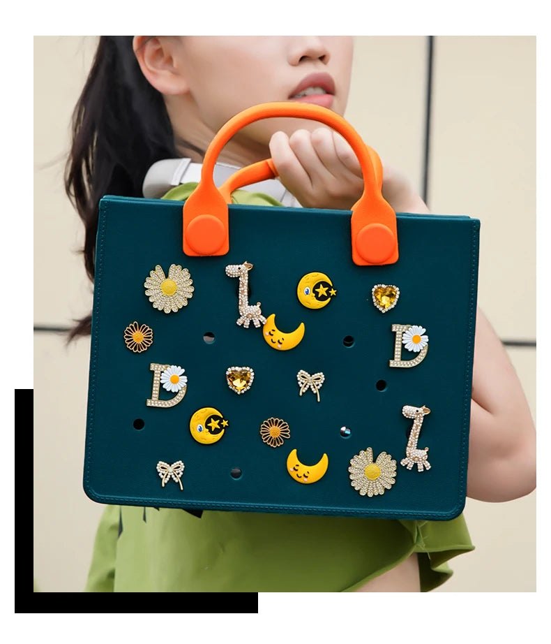 Borsa Bogg Personalizzabile con Fori per Spille - 27 Colori