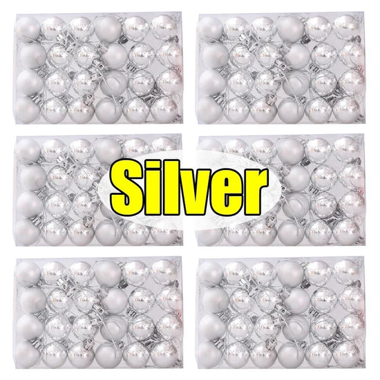 Set da 24-144 palline natalizie da 3 cm – Decorazioni natalizie infrangibili per alberi di Natale e feste