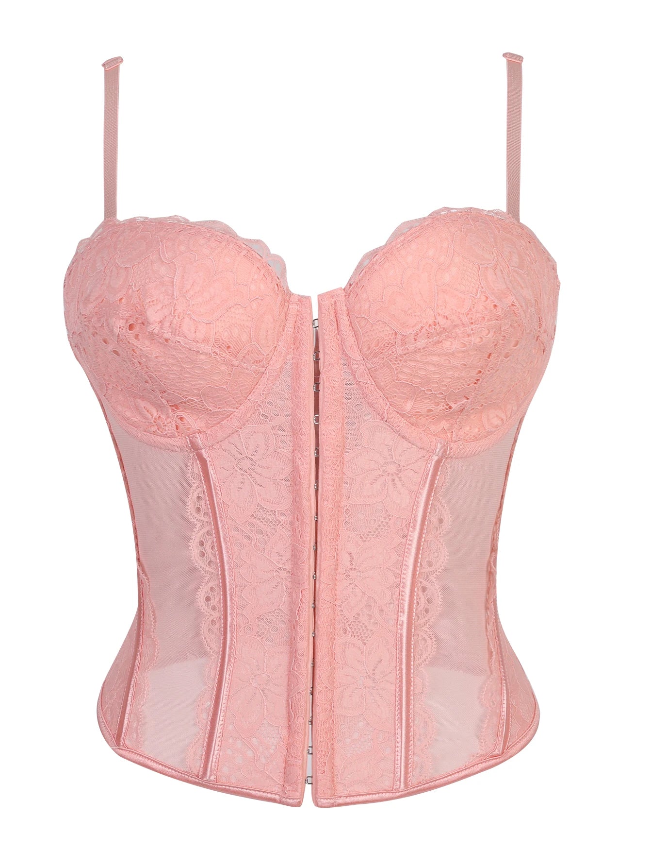 Corsetto Halter in Pizzo – Top Sexy Push Up Donna