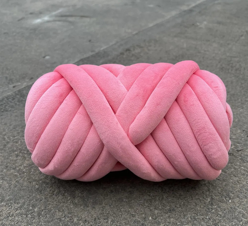 Filato marshmallow super chunky velluto 1 kg – “super velvet” grosso per coperte gigantissime, progetti fai-da-te morbidi