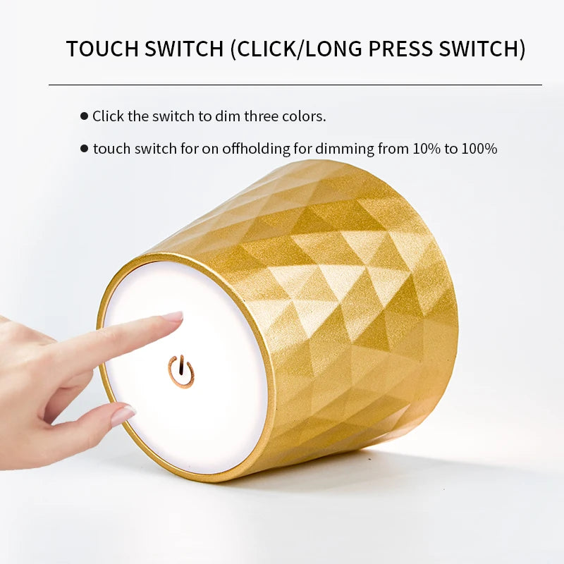 Lampada BOTLIGHT Led Ricaricabile per Bottiglia – Luce Portatile