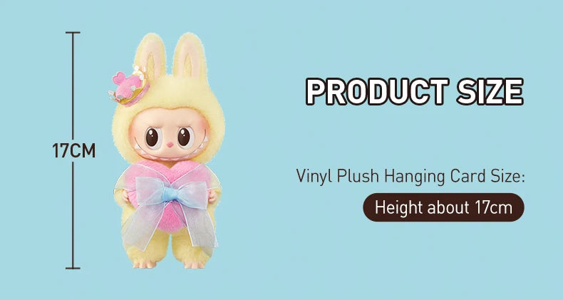 POP MART The Monsters Let’s Checkmate Vinyl Plush Hanging Card – Gadget da collezione, edizione limitata (2 pezzi max)