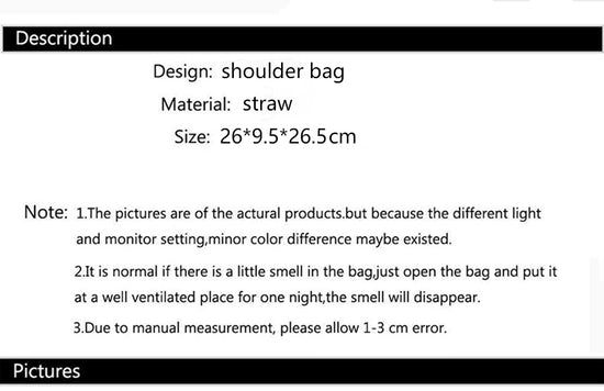 Borsa a Spalla Estiva in Paglia Intrecciata per Donna – Stile Boho Chic, Grande Capacità, Perfetta per Spiaggia e Vacanze