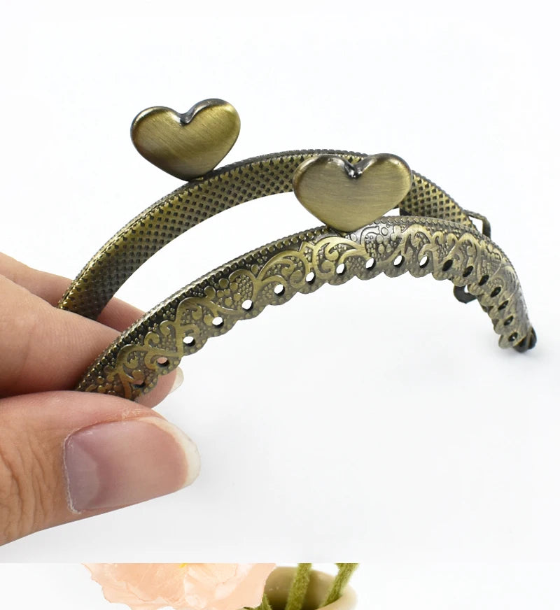 Chiusura da Cucire  85 mm con Chiusura Kiss-Lock – Mini Portamonete / Pochette DIY (1-10 pezzi)