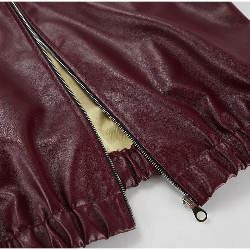 Giacca Donna in Similpelle con Zip e Colletto - immagine 13
