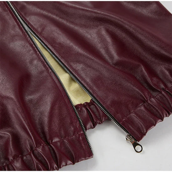 Giacca Donna in Similpelle con Zip e Colletto - immagine 13