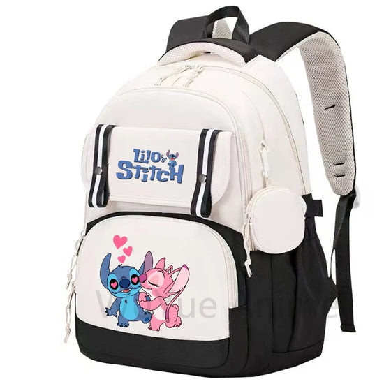 Zaino grande capacità Lilo & Stitch – impermeabile, per laptop, multiuso bambino/adulto 2025