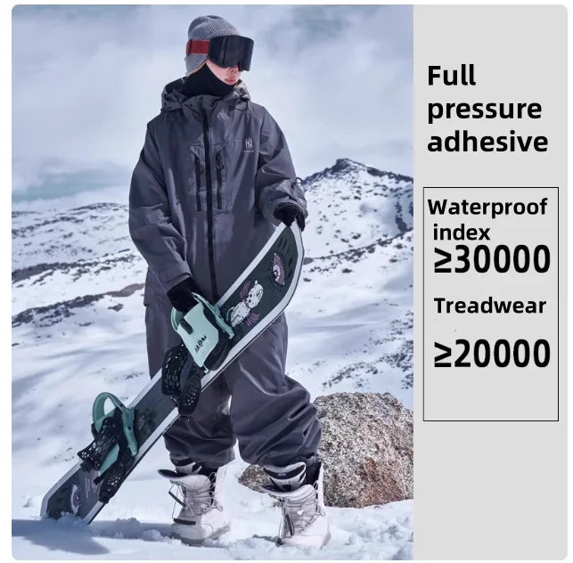 Completo sci e snowboard unisex con giacca e pantaloni
