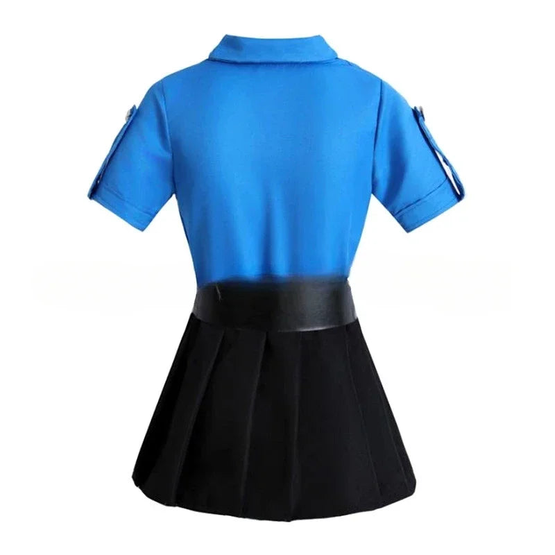 Costume poliziotta deluxe donna / ragazza 2025 – abito uniformato da ufficiale, Carnevale e Halloween