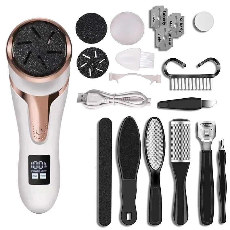 Rimuovi Calli Elettrico per Piedi – Pedicure Professionale Levigatore Talloni