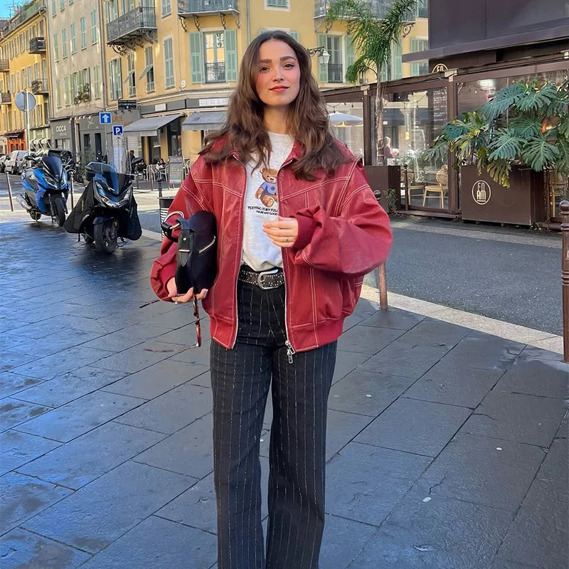 Bomber Donna Collo Alto con Zip - immagine 47