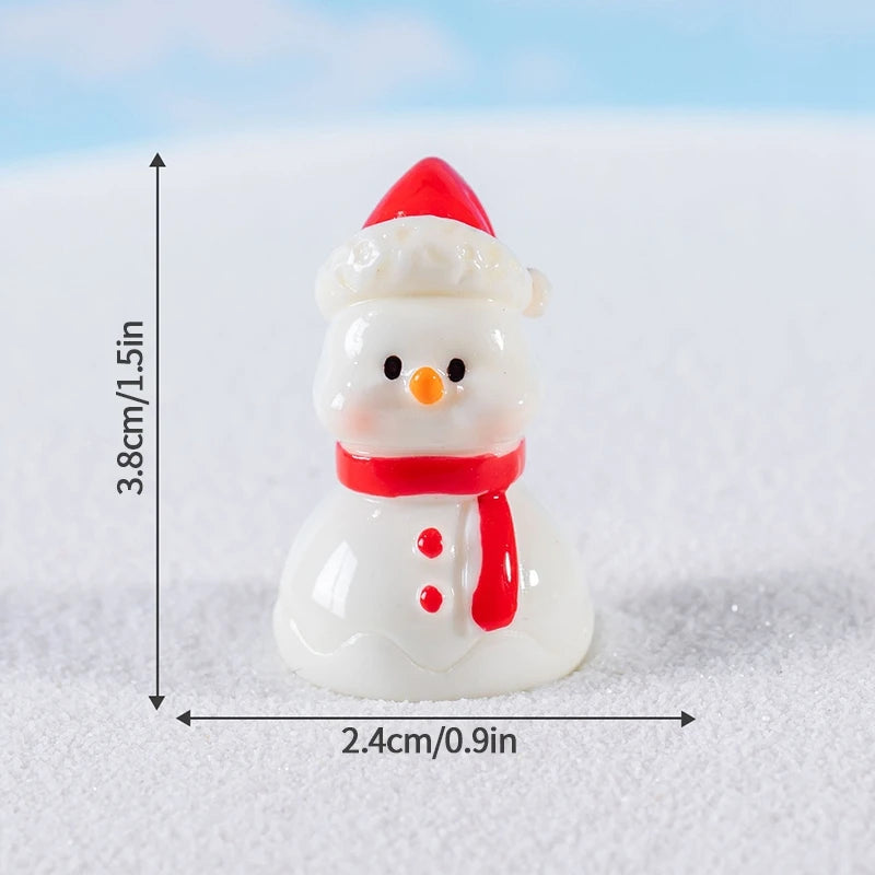 Decorazioni natalizie da scrivania 2025 ‒ set figurine Piccolo Babbo Natale + Alberello ornamentale per ufficio e casa