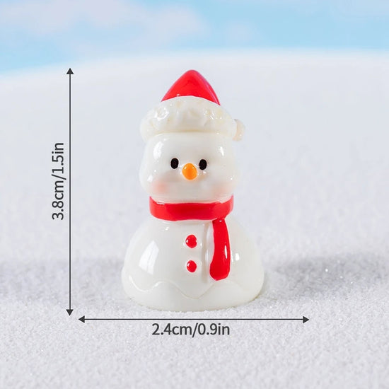 Decorazioni natalizie da scrivania 2025 ‒ set figurine Piccolo Babbo Natale + Alberello ornamentale per ufficio e casa