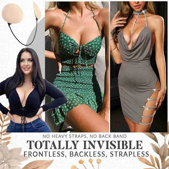 Reggiseno adesivo senza spalline per un décolleté perfetto effetto push up