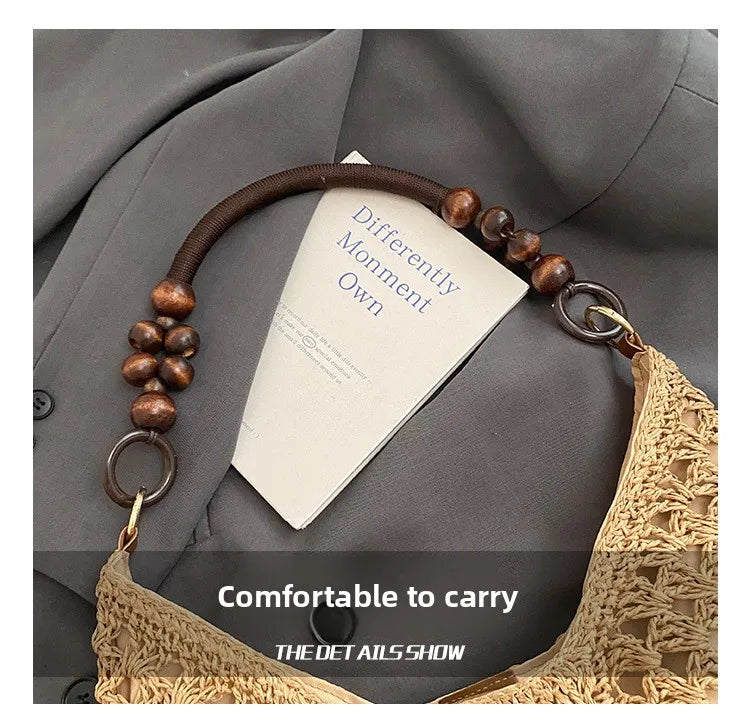 Borsa Tote Donna in Paglia Intrecciata – Shopper Estiva Capiente