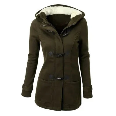 Giacca / Parka in cotone con cappuccio donna – Zipper, stile classico e versatile, nuove colorazioni 2025