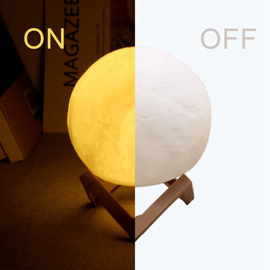 Lampada luna LED galassia – Book light magica per camera bambini e relax