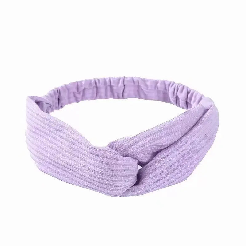 Fascia Capelli Boho Donna – Turbante Elastico con Nodo