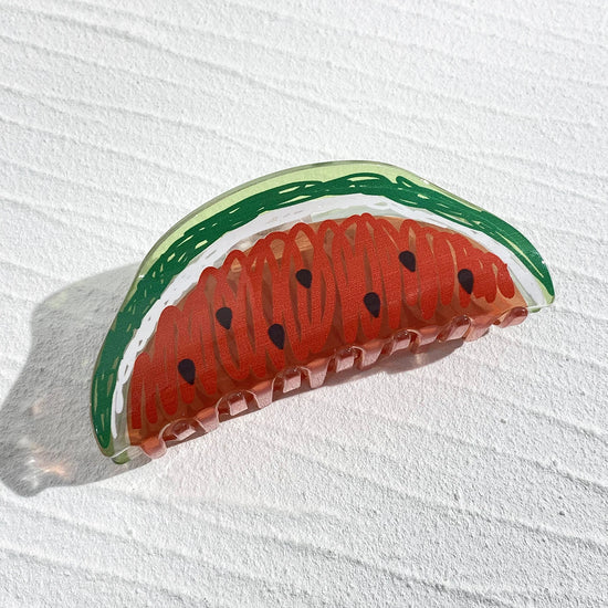 Pinza Capelli Frutta Kawaii – Clip Acrilica Grande Donna