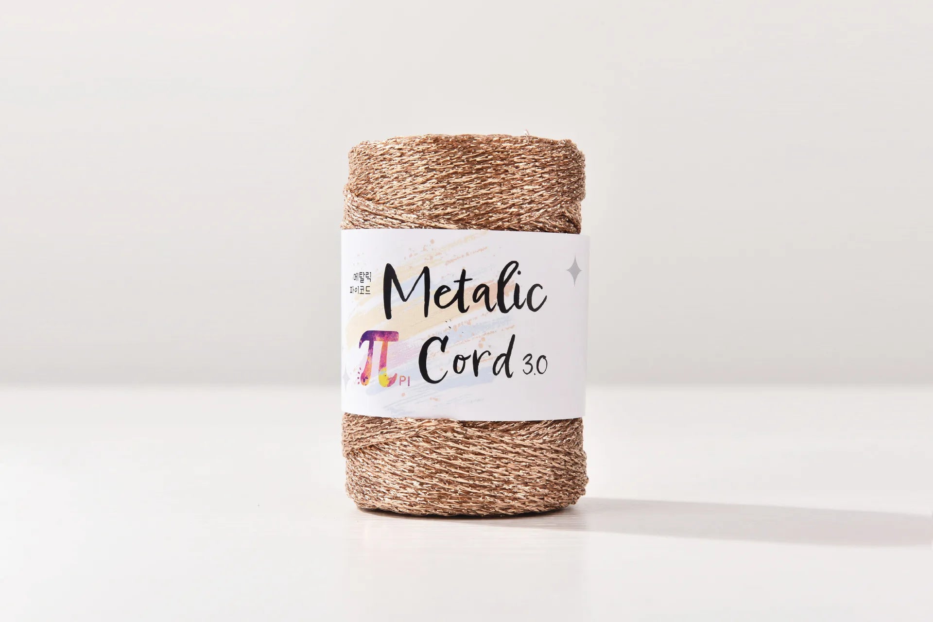 Cordoncino Rigido in Core-Spun da 3 mm con Fili Metallici Argentati – Filo Decorativo di Alta Qualità per Packaging Regalo, Uncinetto e Progetti Fai-da-Te
