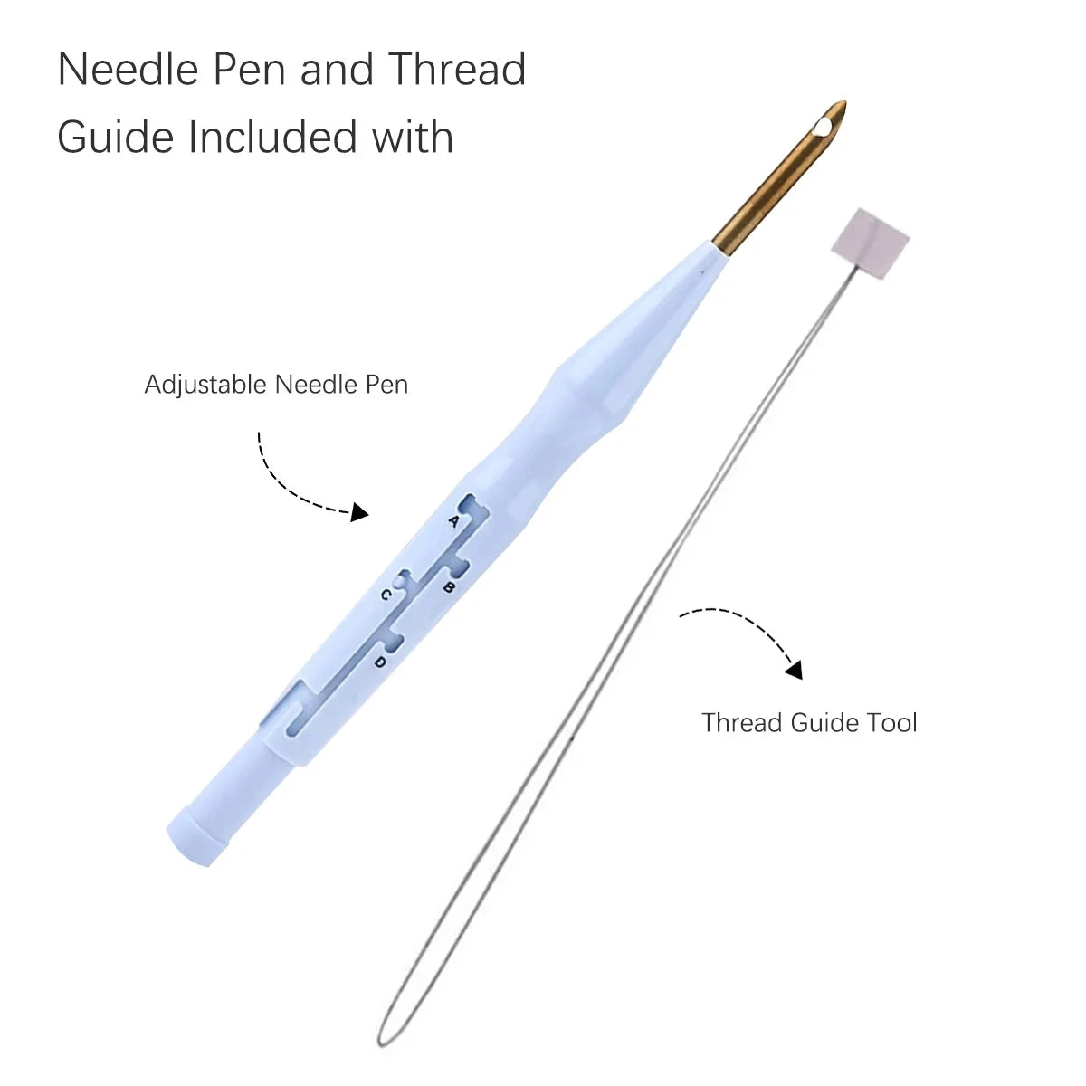Kit Punch Needle Completo con Telaio – Ricamo DIY Facile per Principianti