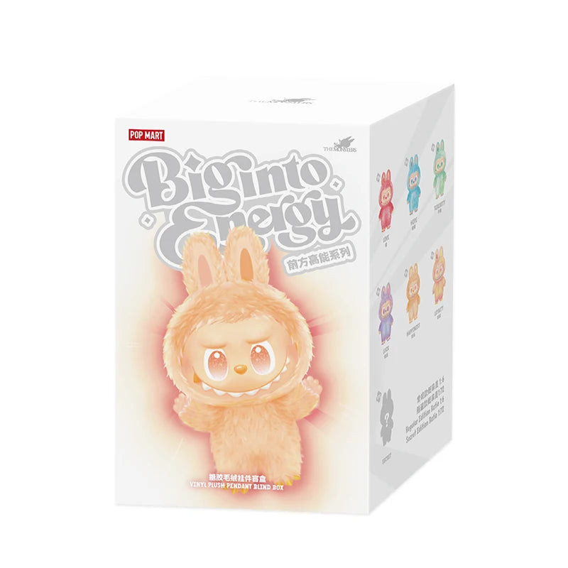 POP MART The Monsters Big Into Energy – Vinil / peluche pendant blind box, collezione limitata, altezza 17 cm