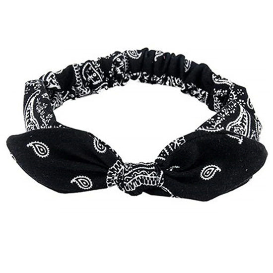 Fascia Capelli Boho Donna – Turbante Elastico con Nodo
