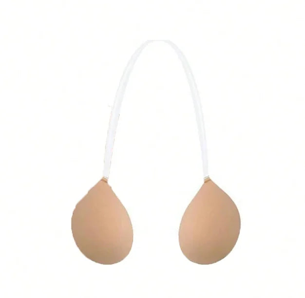 Reggiseno Invisibile in Silicone con Spalline – Push Up Adesivo per Abiti Scollati