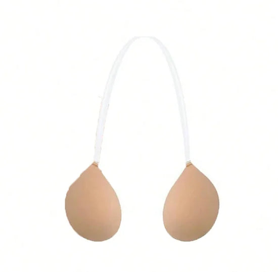 Reggiseno Invisibile in Silicone con Spalline – Push Up Adesivo per Abiti Scollati