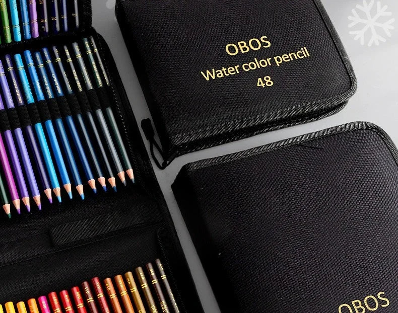 Set Matite Colorate 48/72/120/200 Colori – Oil e Acquerellabili per Disegno